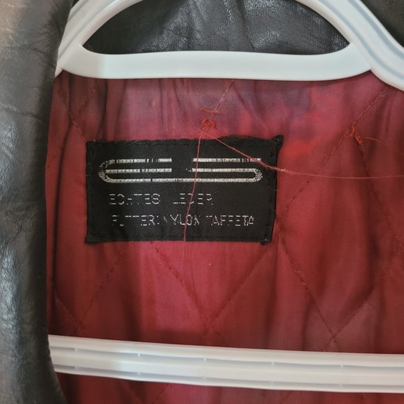 HEAVY LEATHER GERMAN ORIGINAL BERLIN MOTOR JACKET - Picture 3 of 4